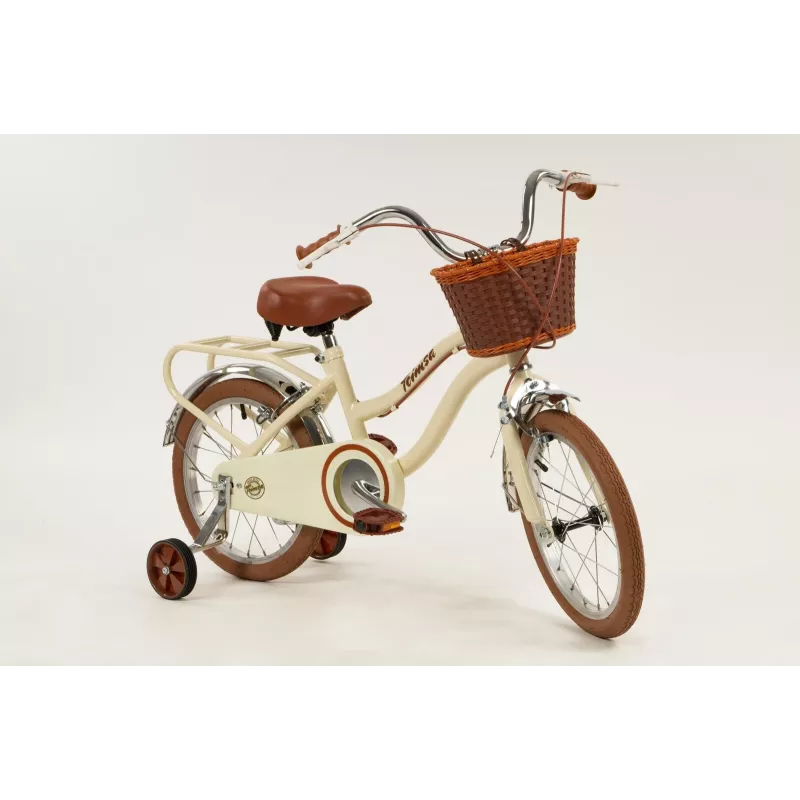 Bērnu velosipēds Toimsa 16 collu modelis TOI16231 Vintage Beige — 16 collu ritenis, bērnu divritenis