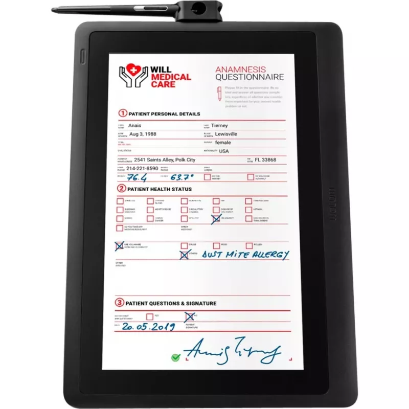 Interaktīvais pildspalvas displejs Wacom DTK1660EK0B 15.6 collas melns