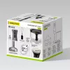 Rokas blenderis Maestro MR-566, 500 W, 2 ātrumi, turbo, putotājs, smalcinātājs 600 ml, 900 ml uzglabāšanas burka, nerūsējošais tērauds