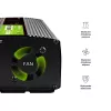Green Cell sprieguma pārveidotājs PowerInverter LCD 12 V 500W/1000W auto invertors ar displeju - tīra sinusoīda strāvas adapteris Auto Melns