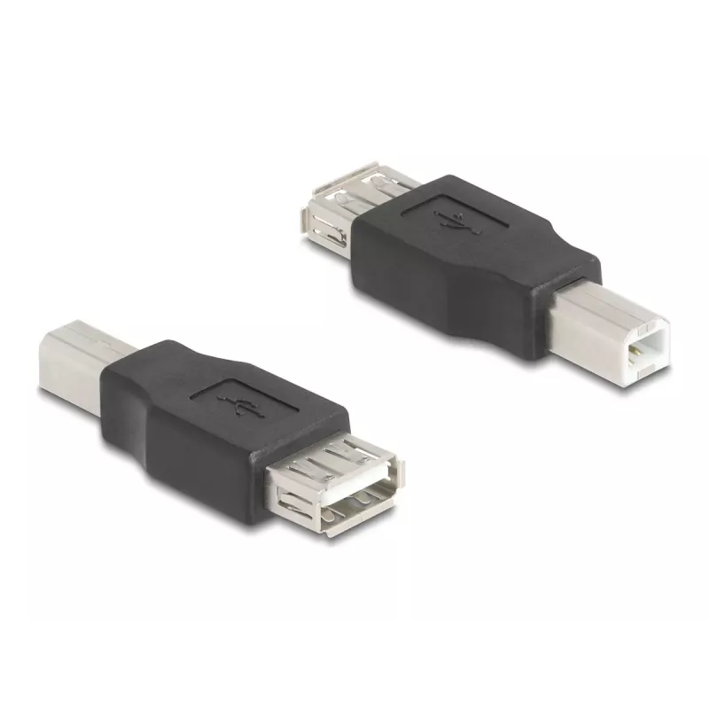 Savienotāju adapteris DeLOCK 67199 USB Type-B uz Type-A melns