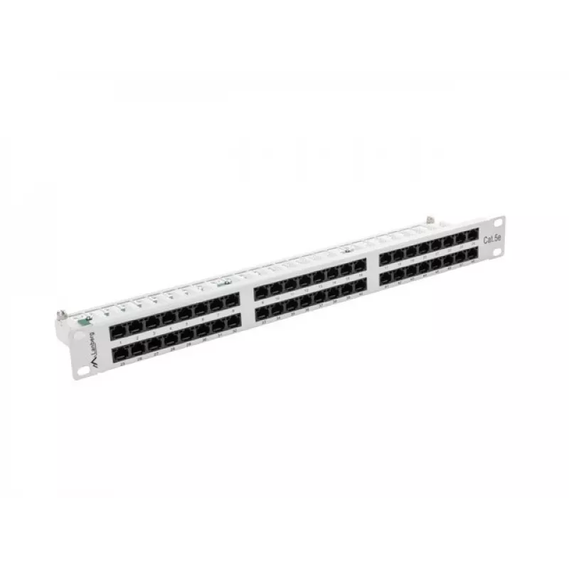 Plāksteru panelis 1U Lanberg PPU5-1048-S