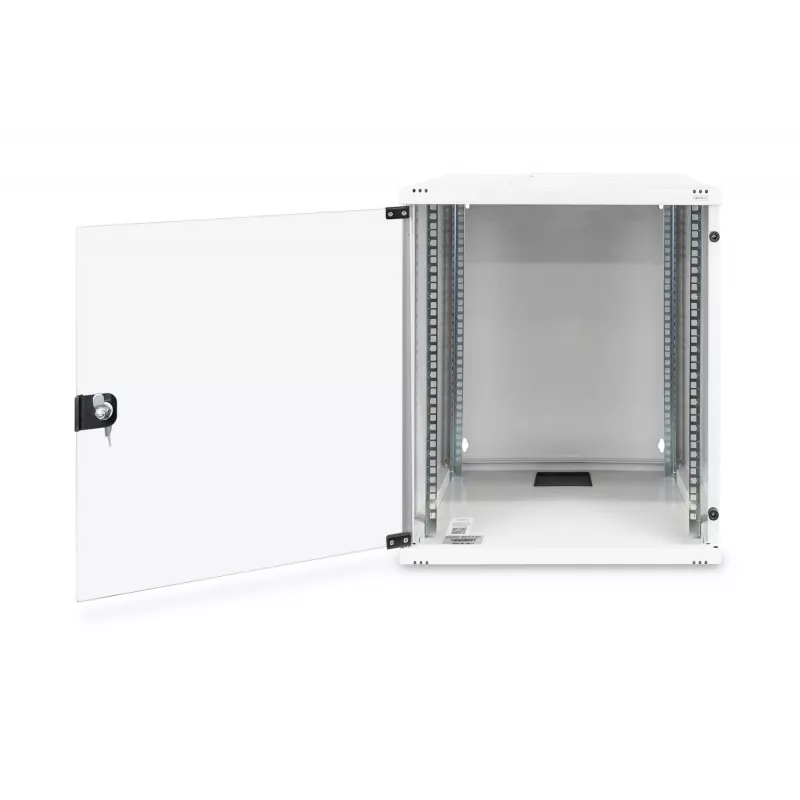 DIGITUS Compact Series DN-19 12-U-S-1 - sienas skapis - gaiši pelēks, RAL 7035 - 12U - 48,3 cm (19) (DN-19 12-U-S-1)