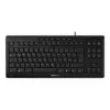 CHERRY STREAM TKL tastatūra Universāla USB QWERTZ Vācu Melna