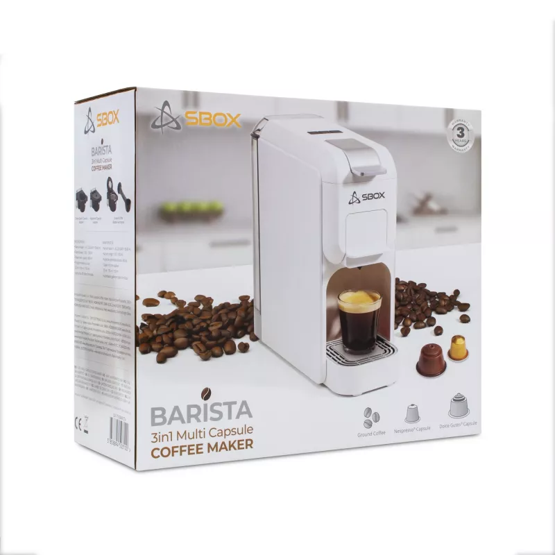 Kafijas automāts SBOX 1.5L CM-719 Barista balta
