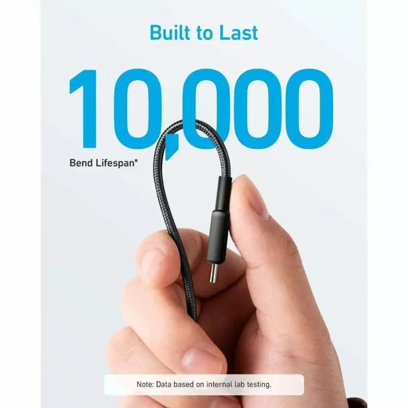 USB kabelis Anker 322 1.8m USB C ātrā uzlāde datu pārsūtīšana
