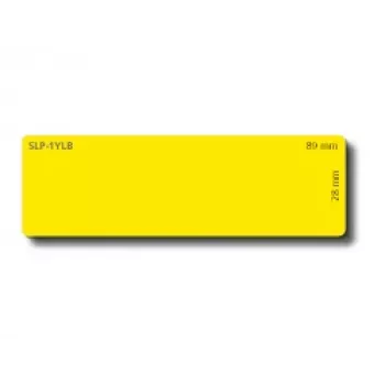 Seiko Instruments - Dzeltenas - 28 x 89 mm 130 gab. Uzlīmes - priekš Smart Label Printer 100, 120, 200, 220, 620, 650SE, EZ30, Pro (42100605)