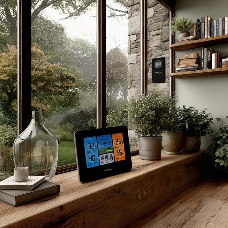 Greenblue 46003 Melns LCD bateriju Wi-Fi
