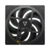 Korpusa ventilators MODECOM VOLCANO LOOP 120 ARGB Reverse Fan Melns 120 mm PWM 400–1400 RPM ARGB galvene