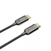 HDMI vads Unitek C11085GY01-15M — HDMI Type A to A, 30 m, HDMI 2.1, 8K@60Hz, 4K@144Hz, zeltīti kontakti, melns