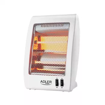 Adler | Sildītājs | AD 7709 | Halogēna sildītājs | 800 W | Jaudas līmeņu skaits 2 | Balts