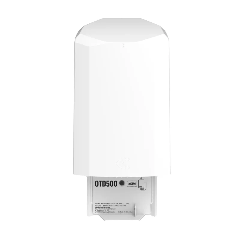 Teltonika OTD500 5G maršrutētājs, 4G Cat 19, 3G, eSIM, PoE ieeja/izeja, IP55