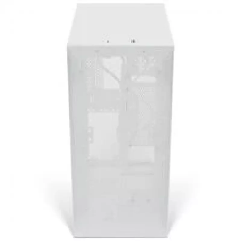 Mini-ATX datora korpuss ssupd Meshroom S V2, balts, sieta paneļi, atbalsta ATX mātesplati un PCIe 5.0