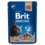 Mitrā kaķu barība Brit Premium Liver Sterilised pastēte 100 g — sterilizētiem pieaugušiem kaķiem, 82% mitruma, 8,5% olbaltumvielu