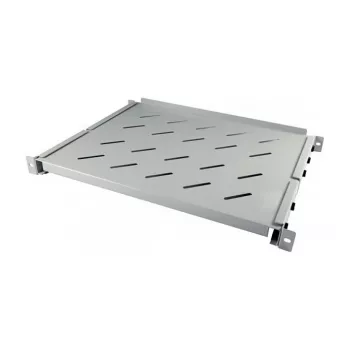 Plaukts statīvam ALLNET ALL-S0002102 — 19 collas (48,3 cm), 650×450 mm, pelēks, maksimālā slodze 60 kg