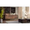 Cama 4D CORTINA kumode 200x40x81 melns/valrieksts