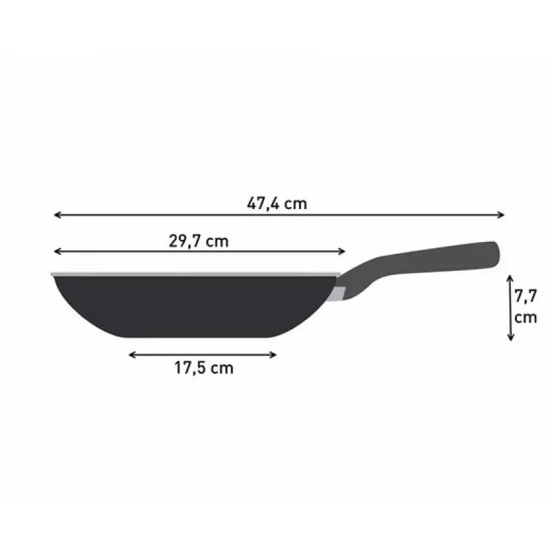 Wok panna Tefal Renewal C4261943 28 cm nepiedegoša