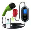 Elektromobiļu lādētājs QOLTEC Mobile EV 2in1 Type2 11 kW 400 V Wi‑Fi TUYA SMART LIFE LCD pārnēsājama sienas kārba 5 m kabelis