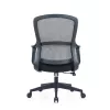 Up Up Darwin ergonomiskais biroja krēsls melns, melns audums + pelēks siets