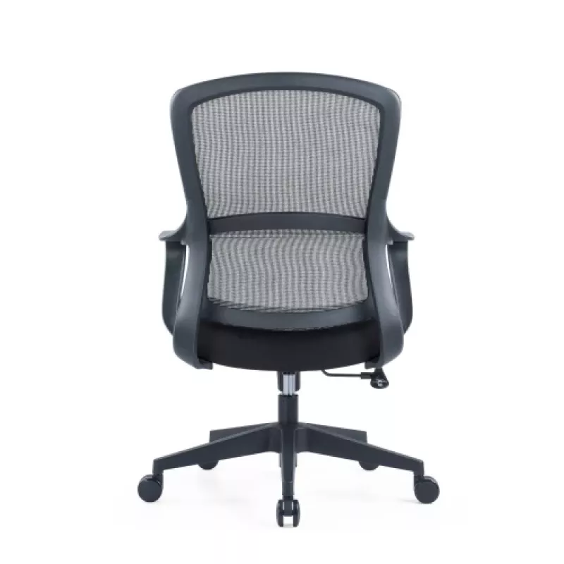 Up Up Darwin ergonomiskais biroja krēsls melns, melns audums + pelēks siets