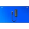 SAVIO Adapter USB-C 3.1 Gen.1 (M) uz RJ-45 Gigabit Ethernet (F), 1000 Mbps, AK-56, pelēks