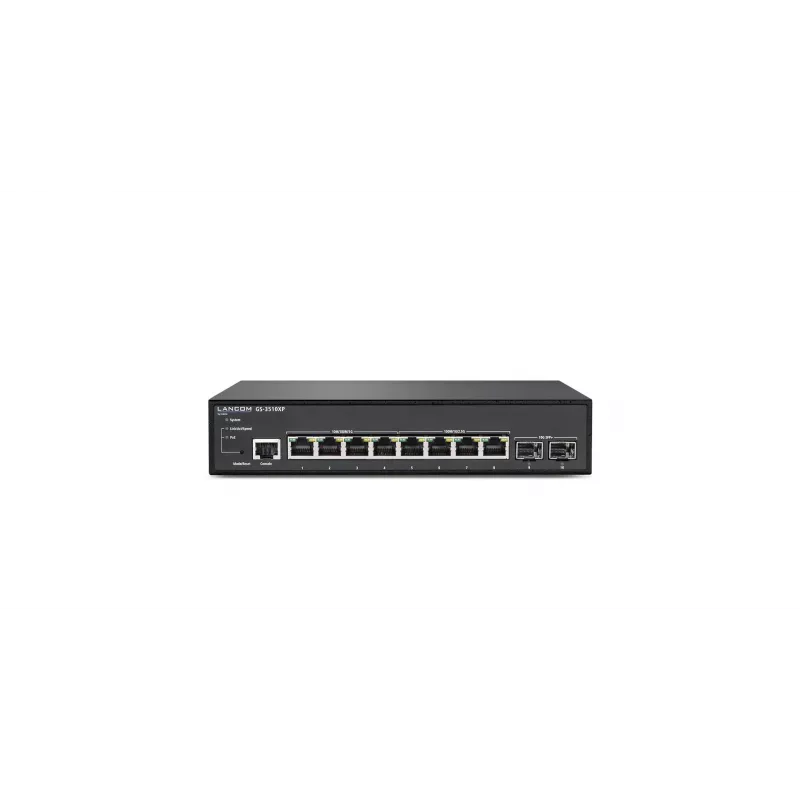 LANCOM GS-3510XP Pārvaldāms L2 2.5G Ethernet (100/1000/2500) Power over Ethernet (PoE) 1U Melns