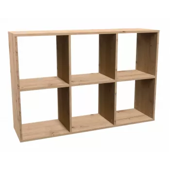 Topeshop MALAX 2X3 ARTISAN viesistabas grāmatu skapis