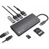 Dokstacija NATEC NMP-2162 USB 3.2 Gen 1 Type-C pelēka, vadu