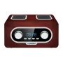 Pārnēsājams radio BLAUPUNKT PP5.2BR — FM pārnēsājams radio, 60 iepriekšējie iestatījumi, USB/MP3, AUX, uzlādējama baterija 1000 mAh, 3 W RMS, bronzas krāsa