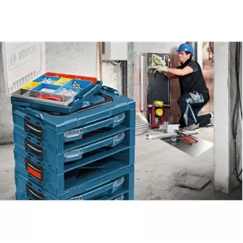 Bosch i-BOXX 72 Professional ABS sintētika Zila, Caurspīdīga