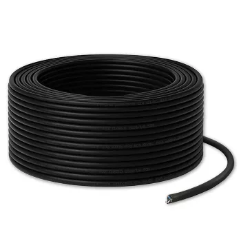 Ethernet ielāpu vads QOLTEC CAT6 UTP, 50 m, melns