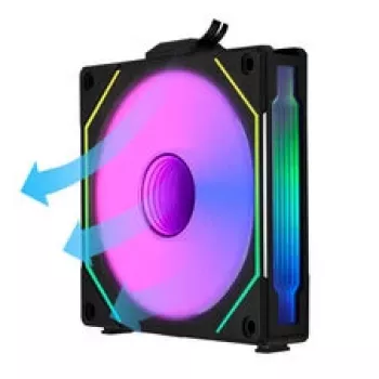 LIAN LI UNI FAN SL-INF 120 ARGB Reverse Blade 3 komplekts - Melns