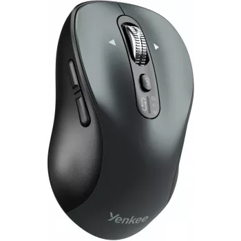 Vadu ergonomiska datorpele YENKEE YMS2010BK — kompakts dizains, vadu savienojums