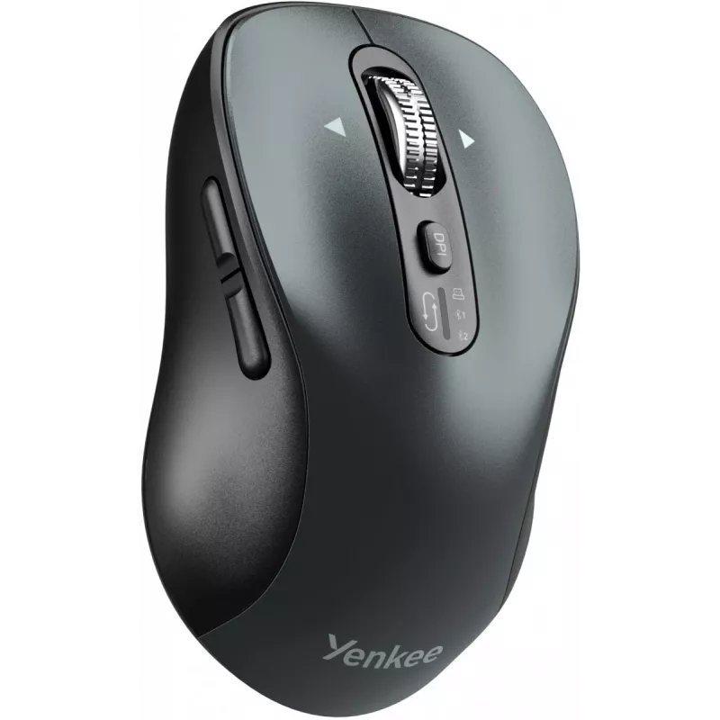 Vadu ergonomiska datorpele YENKEE YMS2010BK — kompakts dizains, vadu savienojums