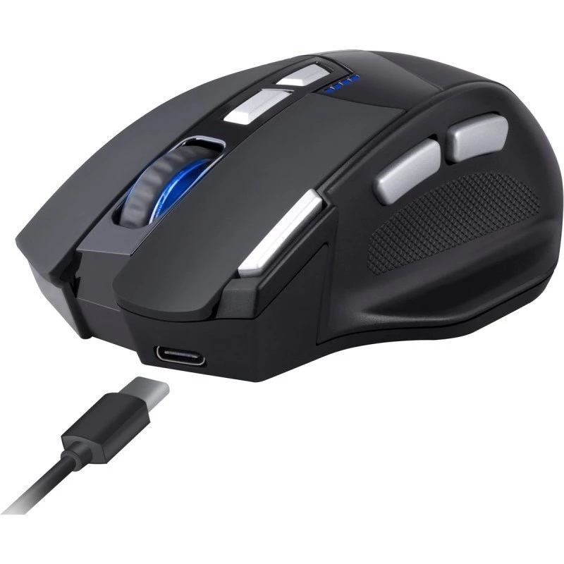 pele DEFENDER GM-885 KNIGHT RF WIRELESS 3200dpi 8P Melns