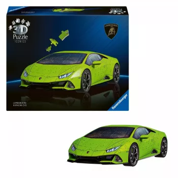3D puzle 158 gabali Lamborghini Huracan EVO zaļš