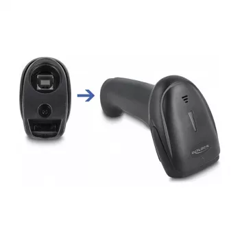 Rokas svītrkodu skeneris DeLOCK 90564 1D lāzera Bluetooth USB