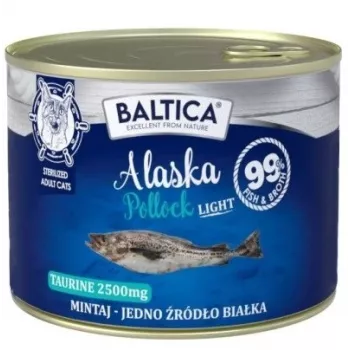 BALTICA Excellent Monoprotein Pollock Light - mitrā kaķu barība - 185g