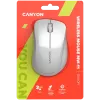 CANYON MW-11, 2,4 GHz bezvadu pele, 3 pogas, 1200 DPI, baterija: AAA*2 gab., perlamutra balta pelēka, 67*109*38 mm, 0,063 kg