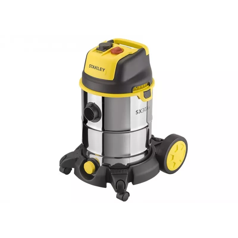 Mitrā/sausā putekļsūcējs STANLEY SXVC30XTDE 30 L tvertne, 1600 W, 2 m šļūtene, 2,5 m kabelis