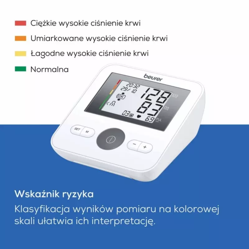 Asinsspiediena mērītājs Beurer BM27 automātiska mērīšana ar LCD displeju