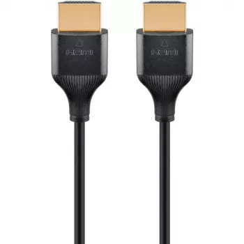 Goobay HDMI kabelis 5 m A tipa vīrišķais – A tipa vīrišķais 18 Gbit/s melns