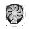 Endorfa Fortis 5 ARGB Melns CPU dzesētājs