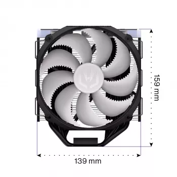 Endorfa Fortis 5 ARGB Melns CPU dzesētājs