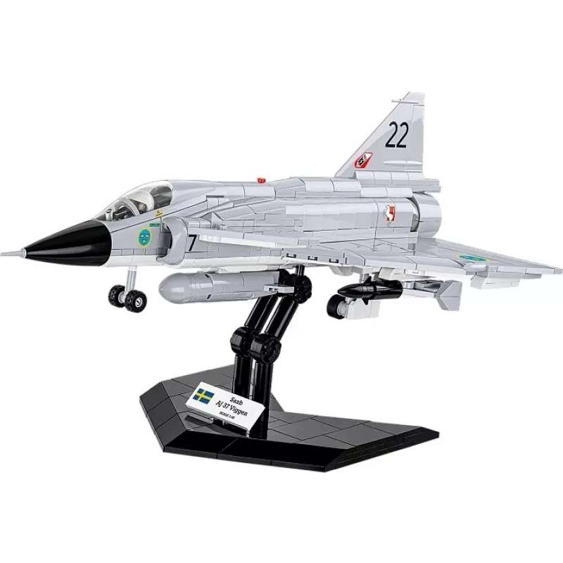Cobi Blocks Saab AJ 37 Viggen 881 elementu konstrukciju komplekts