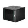 Pie sienas stiprināms tīkla skapis DIGITUS Dynamic-N 9U 19 collas 600x600 mm, IP20, atslēgas slēdzene, nesamontēts
