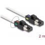 DeLOCK tīkla kabelis RJ45 spraudnis uz spraudni Cat.6A S/FTP 2 m balts