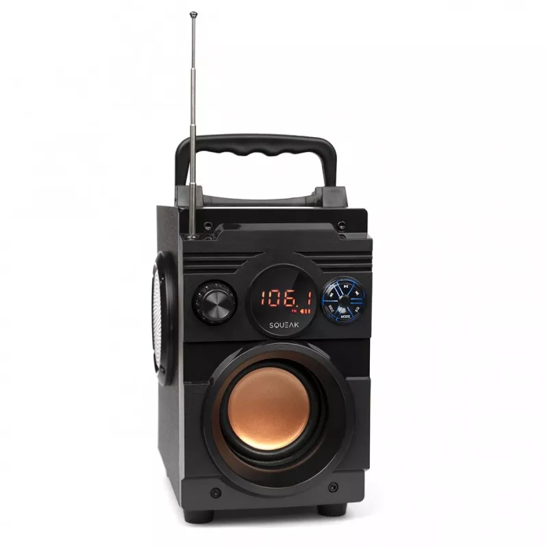 Squeak Bassblaster Bluetooth 5.1 skaļrunis, FM radio, MP3 atskaņotājs SQ1001