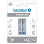 Uzlādējamā baterija everActive EVHRL03-800 AAA NiMH 1,2 V, cilindriska, iepakojumā 4 gab.