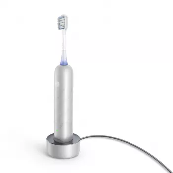 MOVA Fresh Pro Adult Sonic elektriskā zobu birste sudrabota — 4 režīmi, Li‑Ion baterija, iebūvēts taimeris